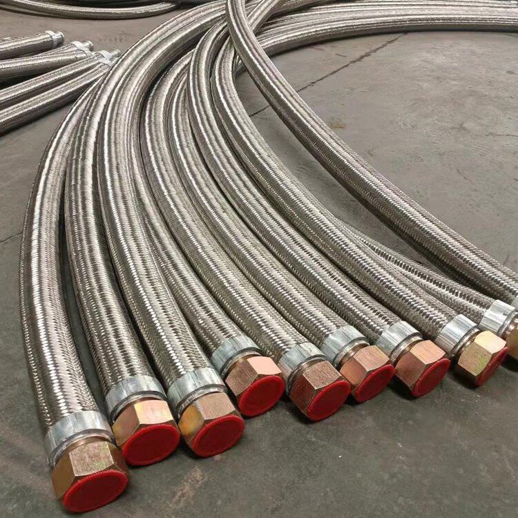 定制铠装液压油管 高压油管总成 不锈钢编织网 保护钢丝编织胶管 铠装
