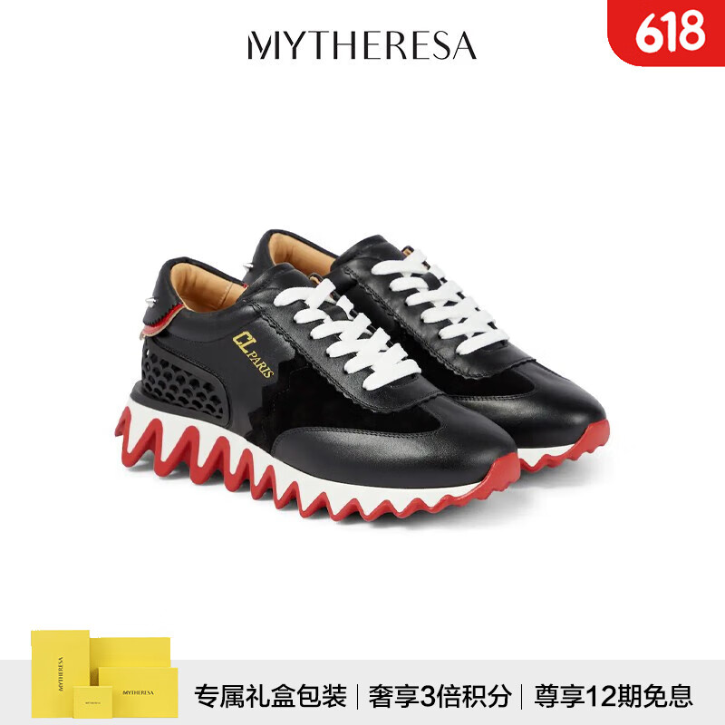 路铂廷(christian louboutin)     loubishark皮革运动鞋奢侈品潮牌p