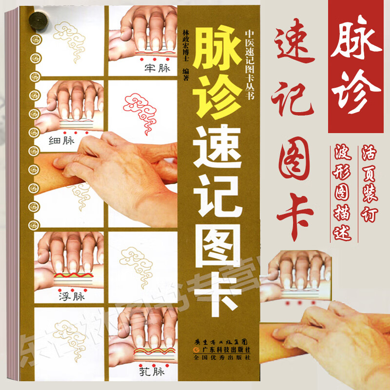 脉诊速记 中医速记丛书 48开掌中宝口袋书 脉诊入门图解 中医书脉诊脉