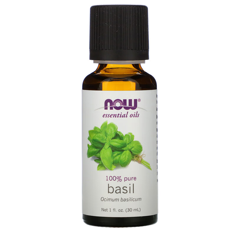 nowfoods美国罗勒精油单方精油30ml