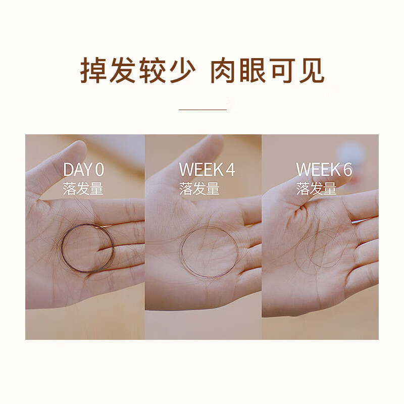 达霏欣防脱育发洗发水300ml 侧柏叶防脱洗发露防掉发无硅油草本植萃 300ml*3瓶【固发防脱套装】