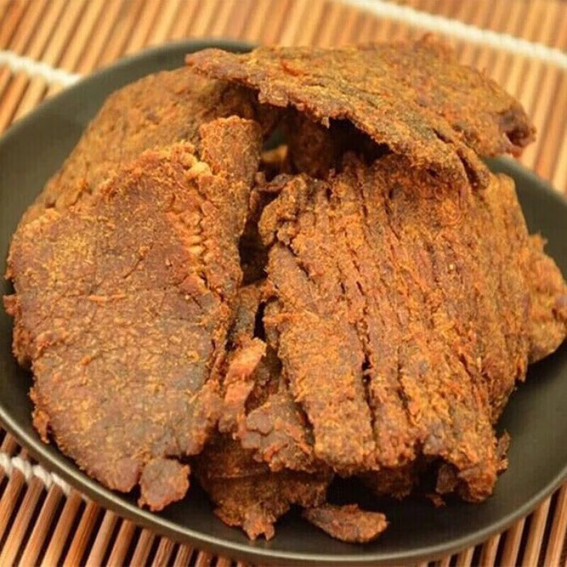 彦瑛正宗青藏特产牦牛肉干500g青海手撕大片牦牛肉一斤装特色零 沙嗲