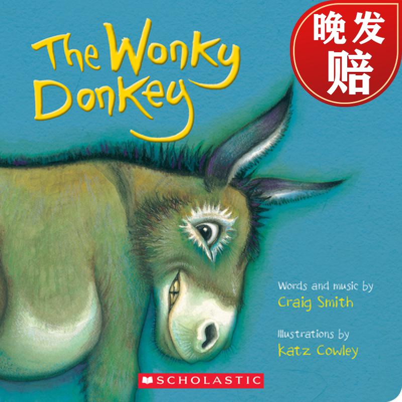 【4周达】the wonky donkey: a board book