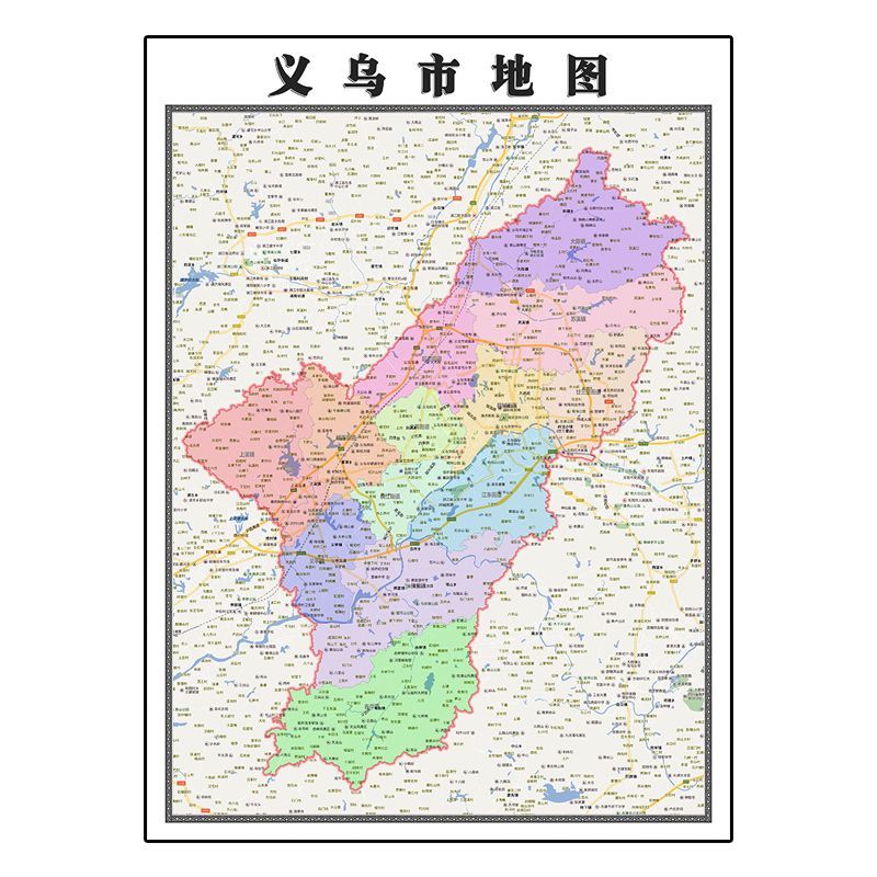 义乌市地图1.