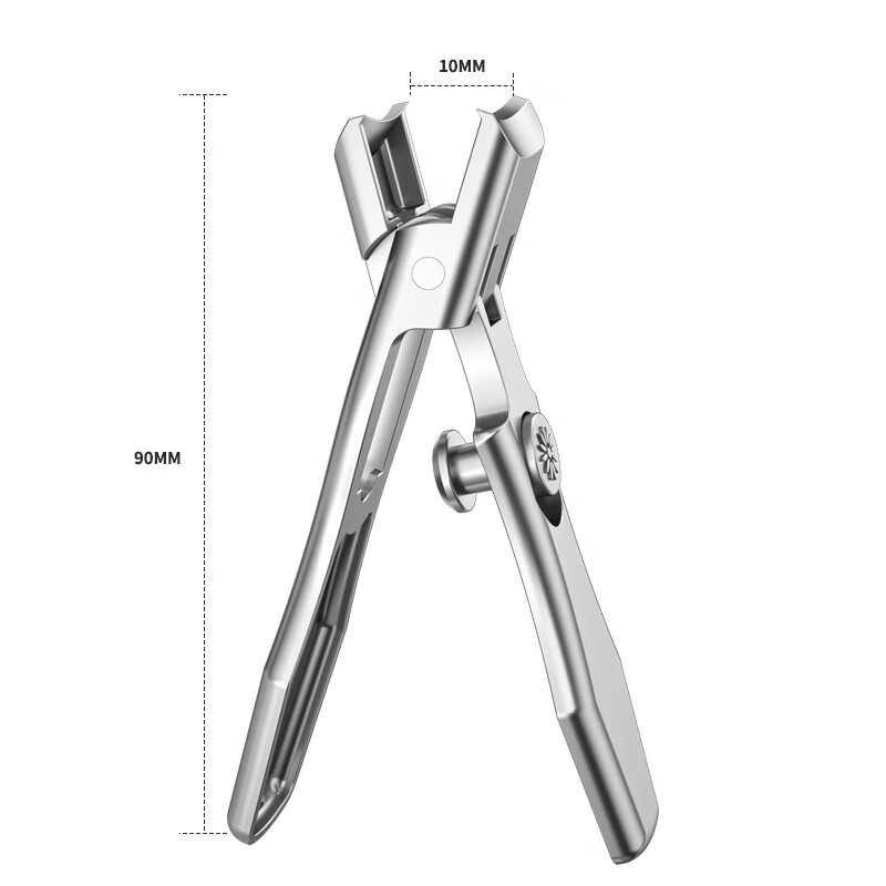 朴珀妮超大开口指甲刀单个大号钳老人专用厚脚趾甲剪刀高档 大号-大