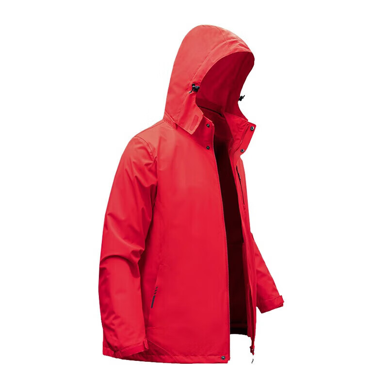 迈途(MERRTO)迈途户外冲锋衣男三合一可拆卸防风防水服女加绒加厚保暖运动外套 中国红(男款) L 迈途(MERRTO)迈途户外冲锋衣男三合一可拆卸防风防水服女加绒加厚保暖运动外套 中国红(男款) L