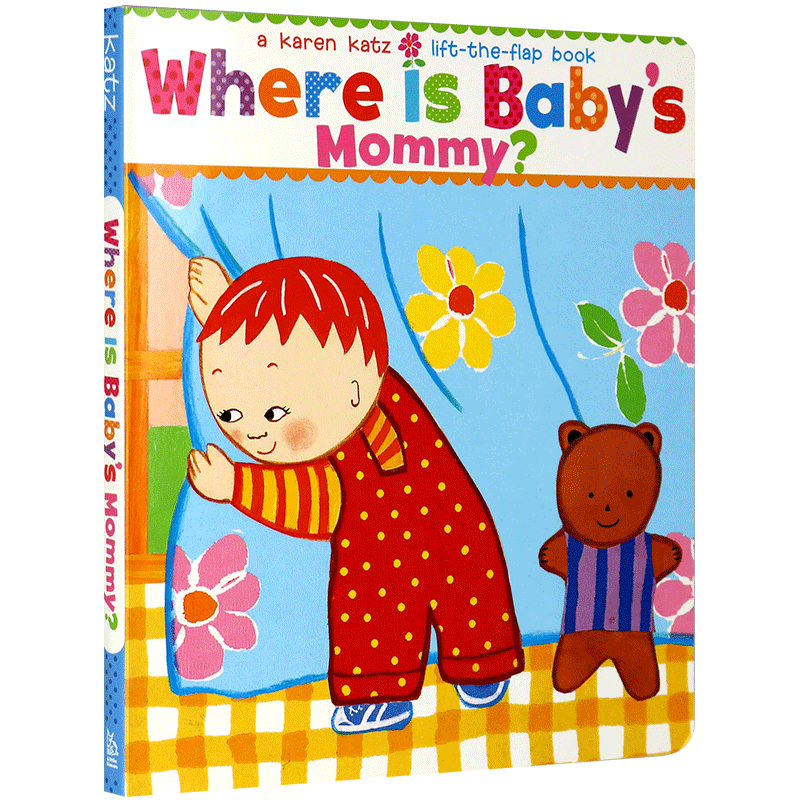 孩子的妈妈在哪里 英文原版 where is babys mommy 卡伦卡茨 纸板翻翻