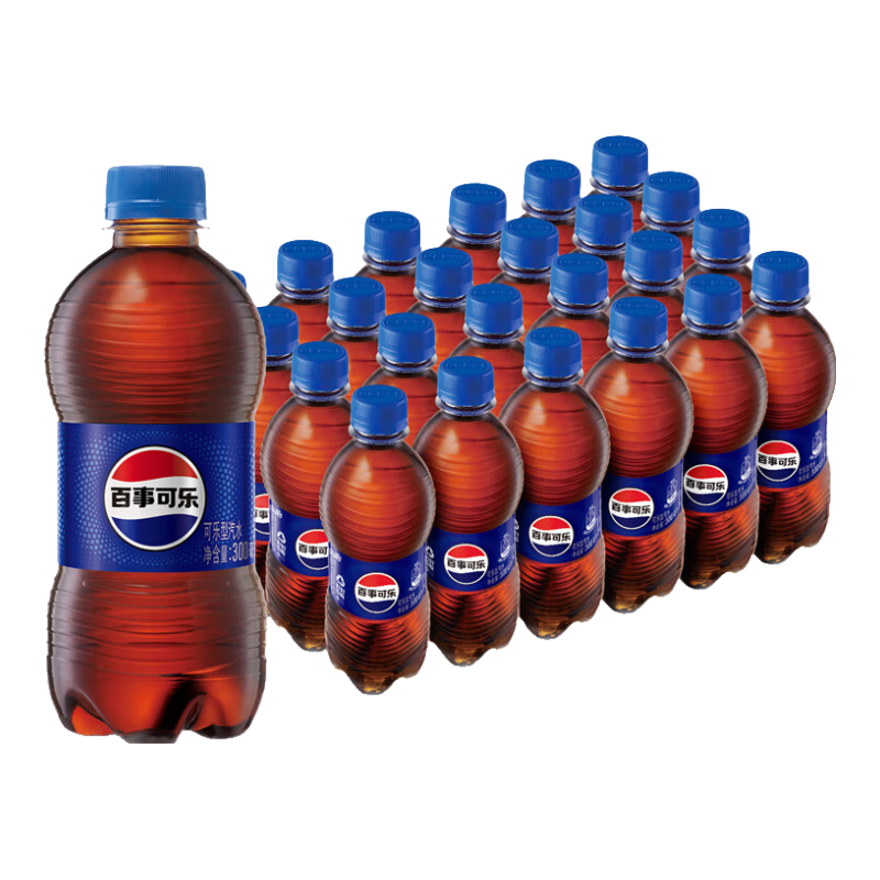 百事可乐 Pepsi 汽水 碳酸饮料整箱 300ml*24瓶  百事出品