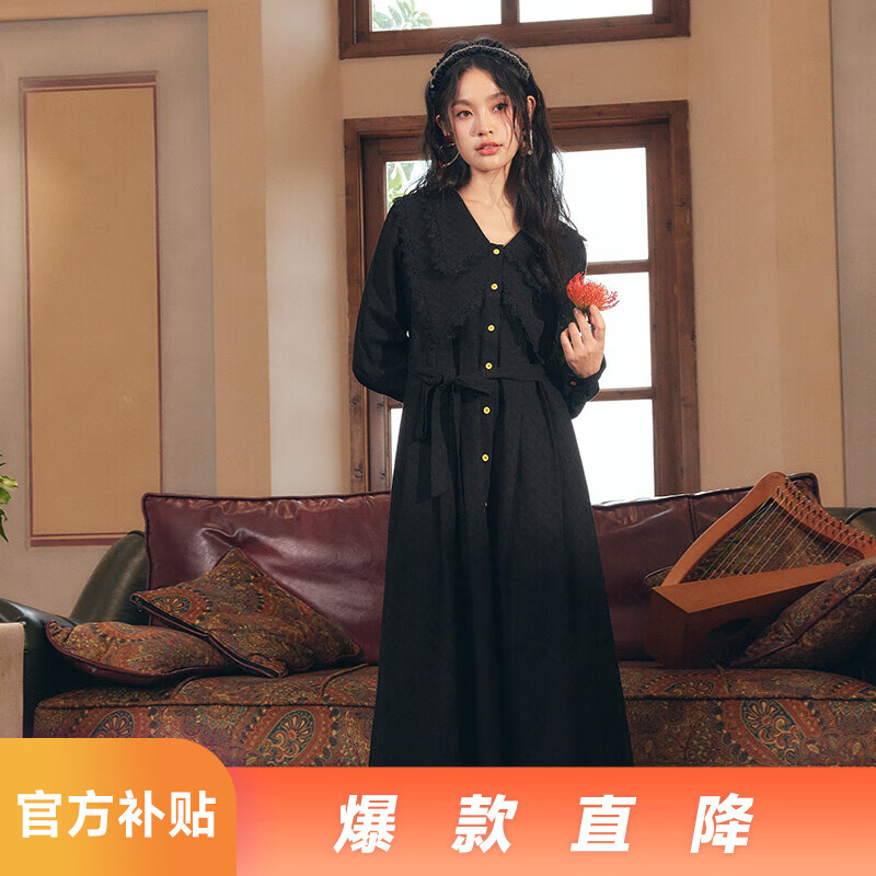 ���ڲ����������º�ɫ��������ȹŮ�＾�¿�����ʽ��ȹ��ʽ����ȹ��ҹ������ ��ɫ S