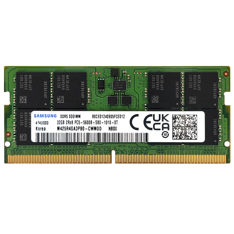 三星SAMSUNG 笔记本内存条 32G DDR5 5600频率 M425R4GA3PB0-CWM