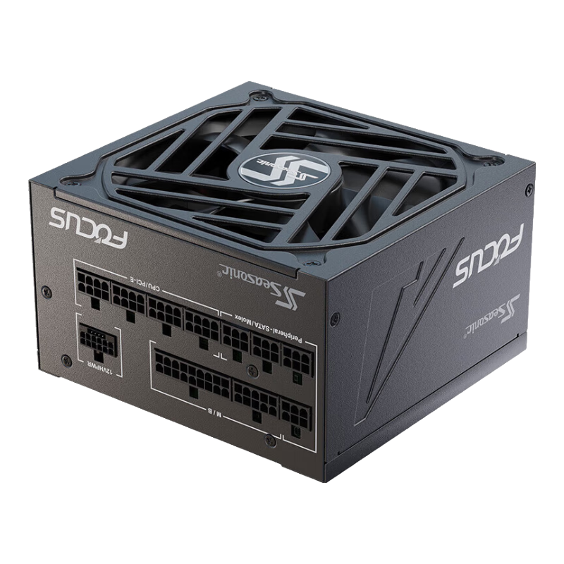 海韻FOCUS GX750W電源臺(tái)式機(jī)電腦850W金牌1000W全模組白色atx3.0主機(jī)電源 ATX3.0 Focus GX-750W 金牌全模