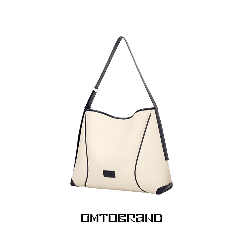 OMTO【张雅钦同款】燕麦软hobo包女大容量托特包通勤出游单肩斜挎包女 燕麦麸【小号】