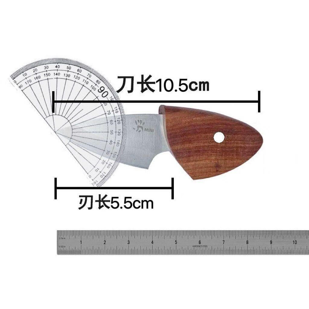 圣作【严选】圣作轴承旋转小刀随身便携内蒙吃牛羊手把肉家用削皮刀水 小肥豚 京东折扣/优惠券