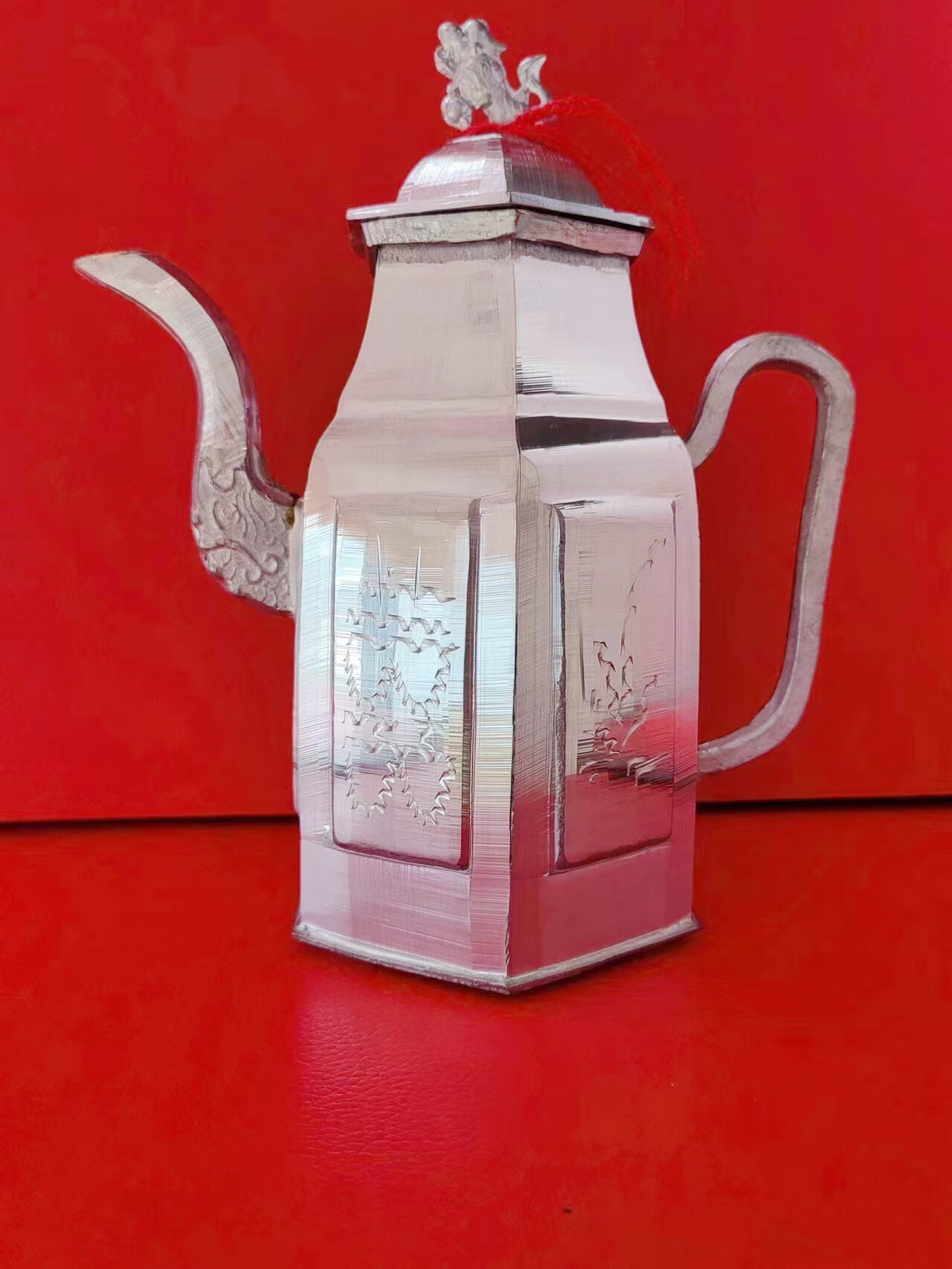 山头林村锡酒壶老式婚嫁女古代传统纯锡酒杯酒壶农村酒壶家用酒壶古代