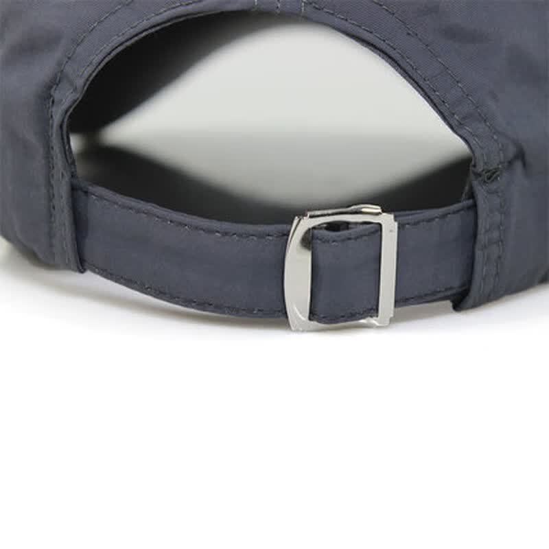 春夏季男士帽子户外休闲速干帽男士棒球帽夏天网眼透气鸭舌帽 黑色1件