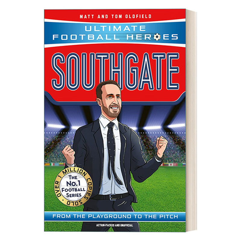 进口原版 southgate 超级足球明星人物传记 索斯盖特 u