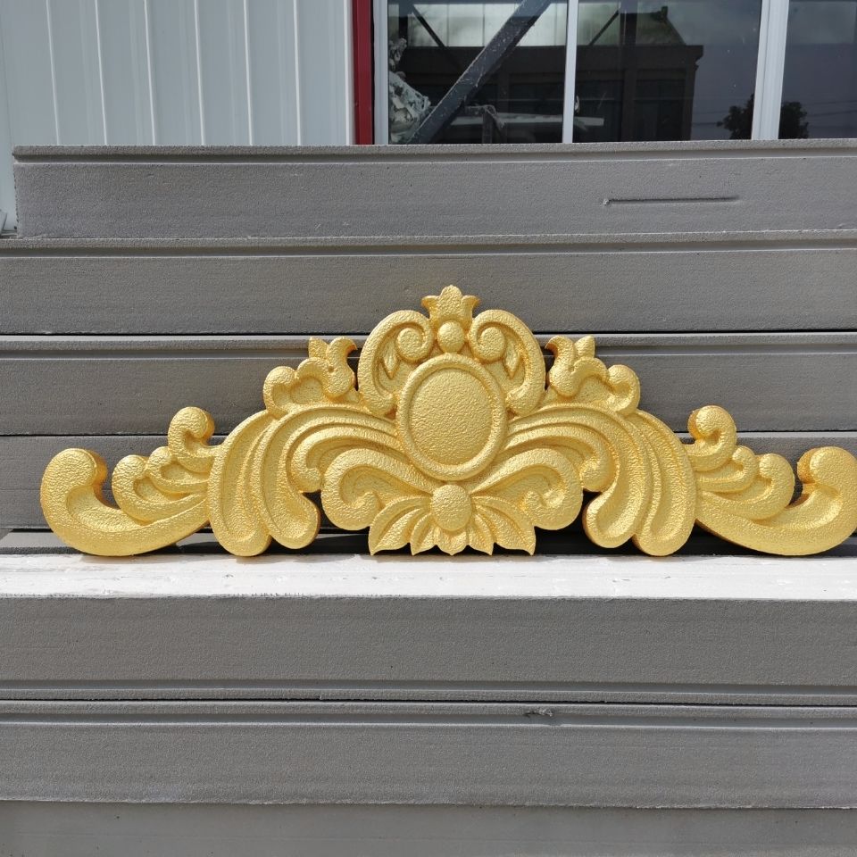 周末岛欧式外墙装饰雕别墅eps泡沫浮雕 门头三角形山花 花板厂家直销