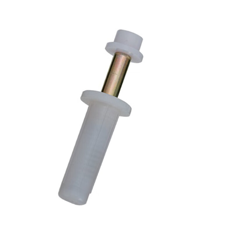 初构想木门吊滑移门折叠门轨道配件白色导向辊弹簧伸缩下滑轨导向杆