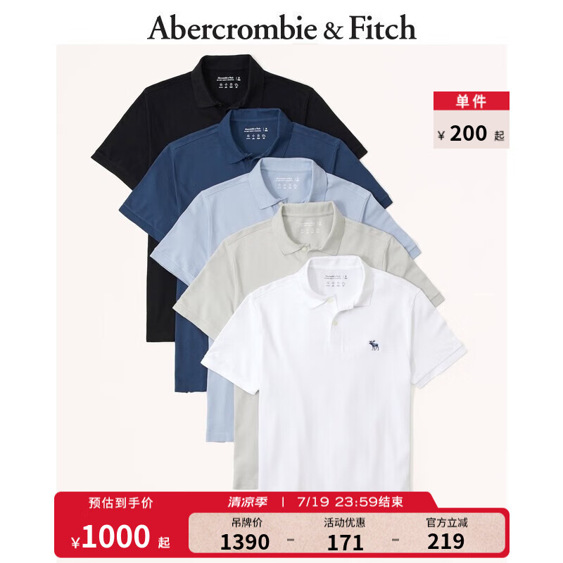 ABERCROMBIE & FITCHװ 5װʽС¹ͨڴɫPolo KI124-3493 ɫװ S (175/92A)993.39Ԫ