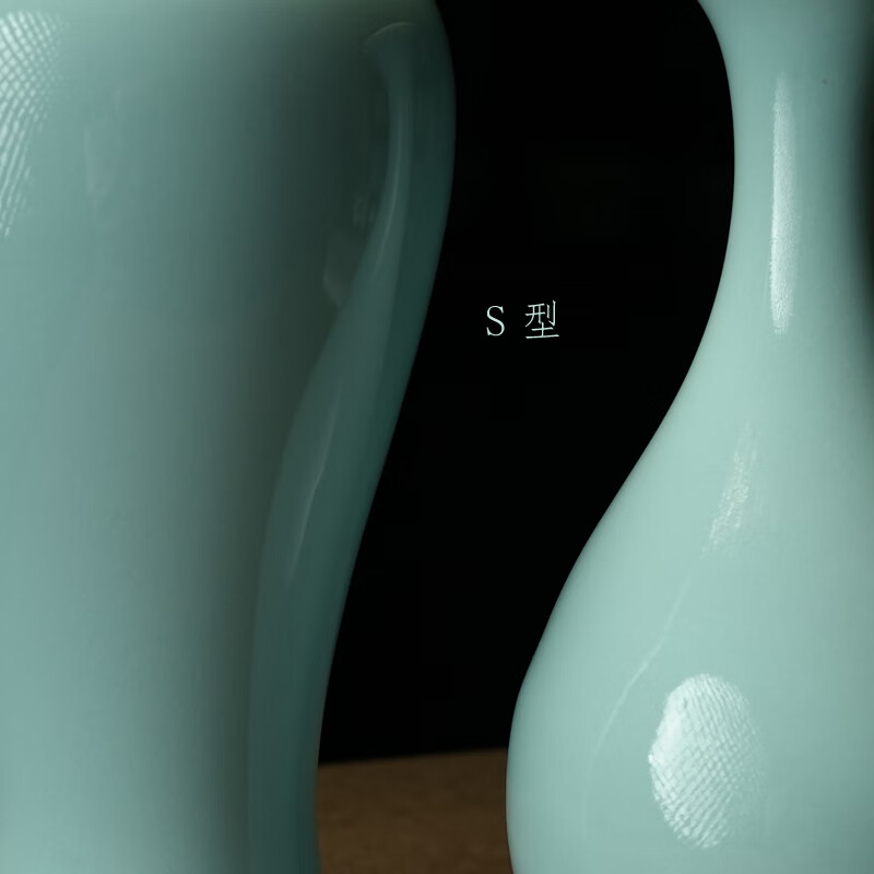 汝誉天下[新年礼物]汝窑花瓶玉壶春瓶梅瓶葫芦瓶汝州汝瓷天青色冰裂摆件 玉壶春瓶