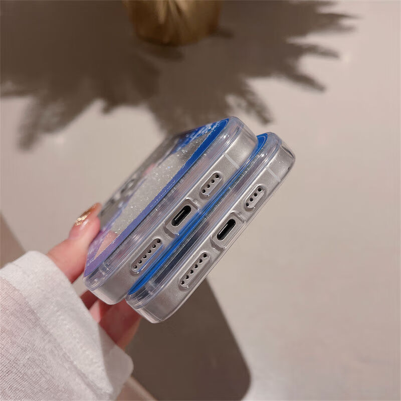 新款公主裙流沙苹果15手机壳三星23ultra财神到oppo软壳vivo小米 公主