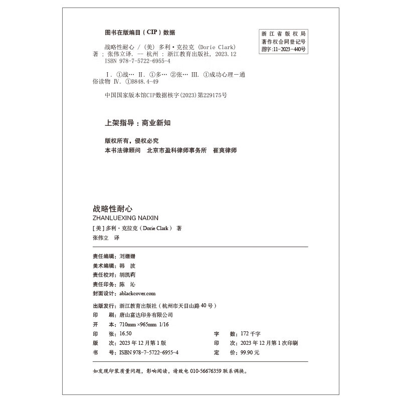 战略性耐心  如何在疯转的世界里做一个长期主义者详情图