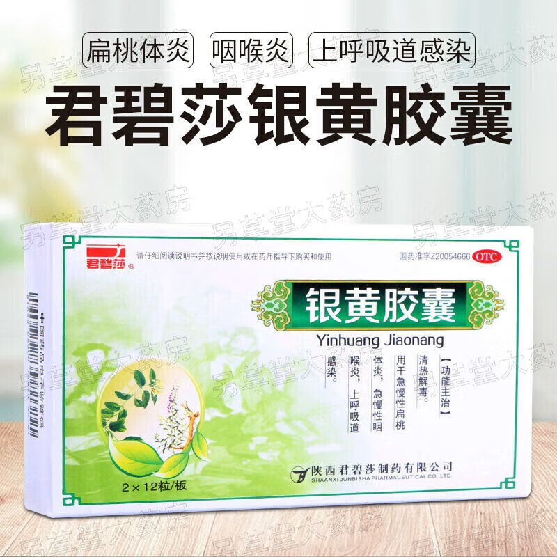 君碧莎 银黄胶囊 0.