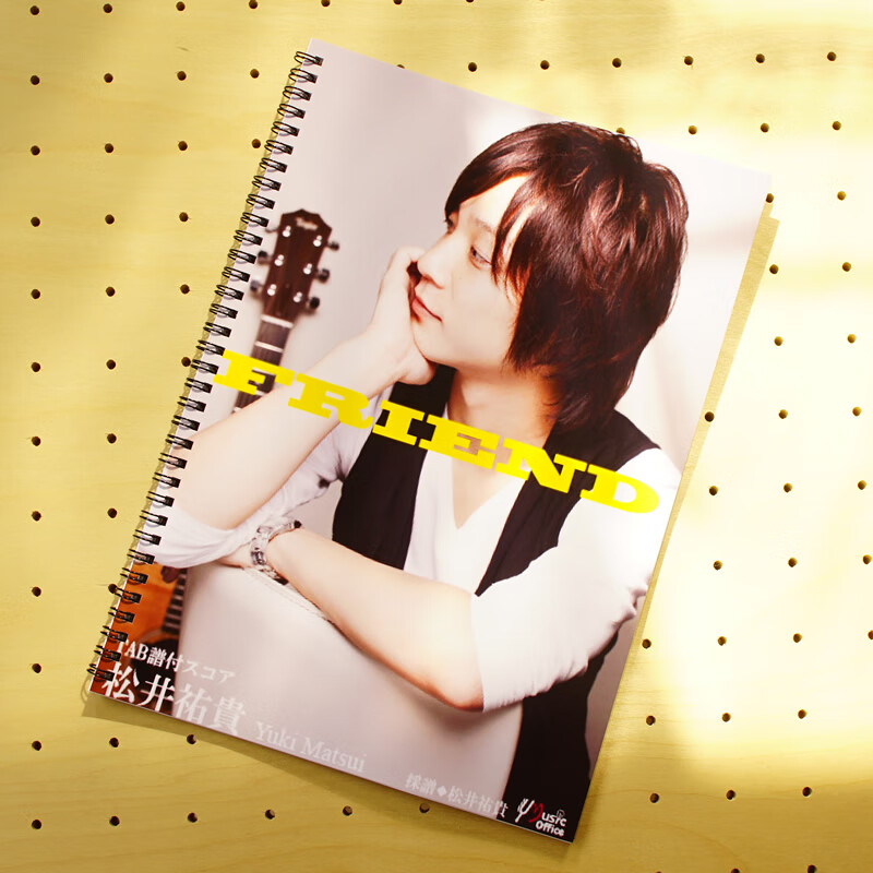 松井佑贵 祐贵 friend专辑六线谱民谣指弹吉他谱曲谱教材教程