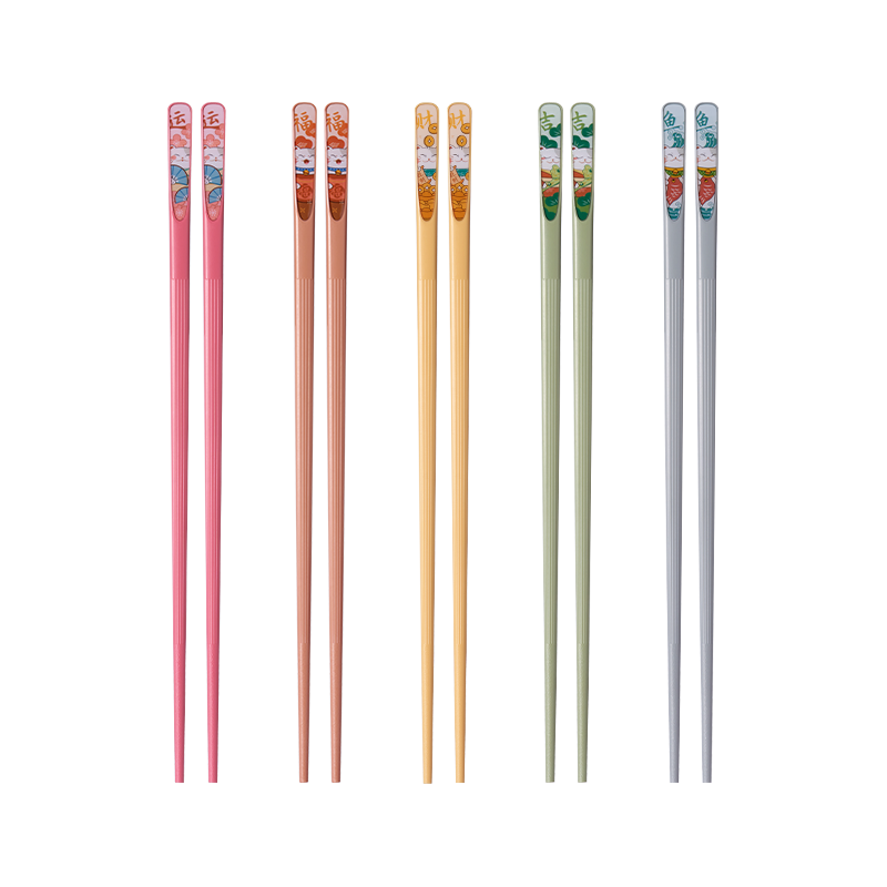 康巴赫分餐筷子 家用高顏值合金筷子多色餐具防滑耐高溫不易發(fā)霉易清洗