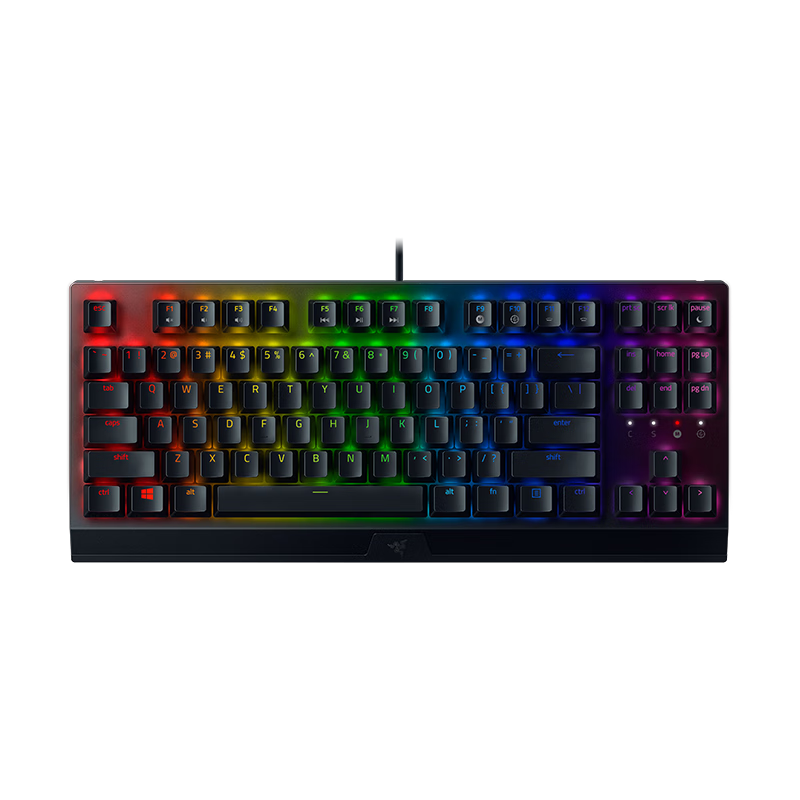 限9号、政府补贴：Razer 雷蛇 黑寡妇蜘蛛 V3 竞技版 机械键盘 87键 RGB背光 绿轴