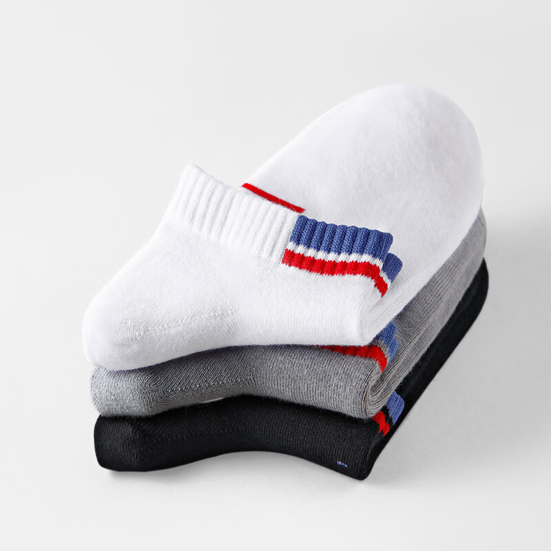 短袜子男士CK纯棉吸汗透气 弹力运动休闲弹力低帮短筒款式袜子 W2CK 6灰 均码