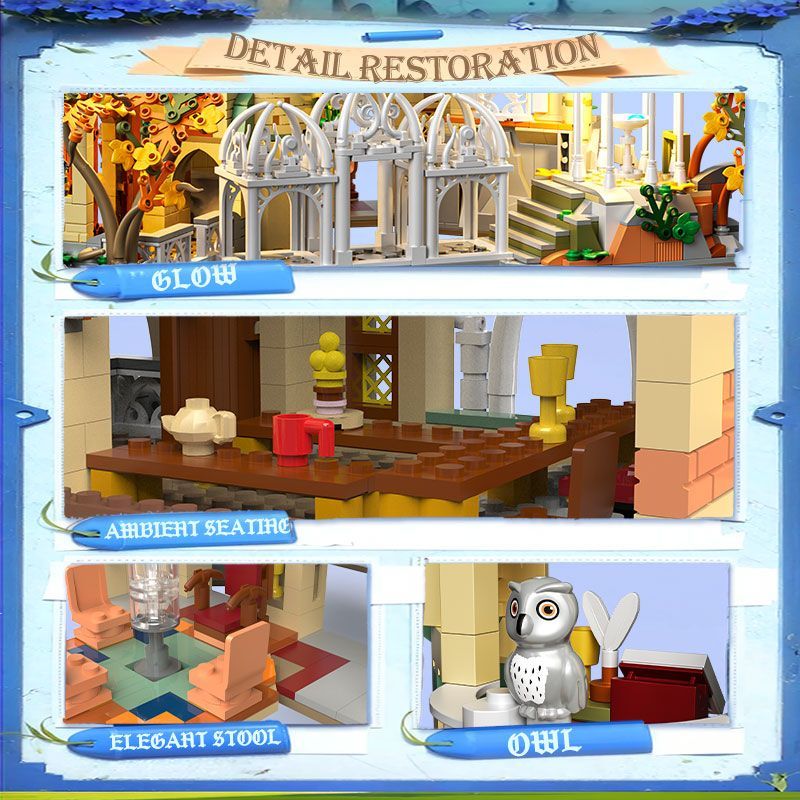 乐高旗舰积木绿影城堡别墅模型玩具儿童礼物圣诞新年拼装积木 绿影城堡【1555颗粒】