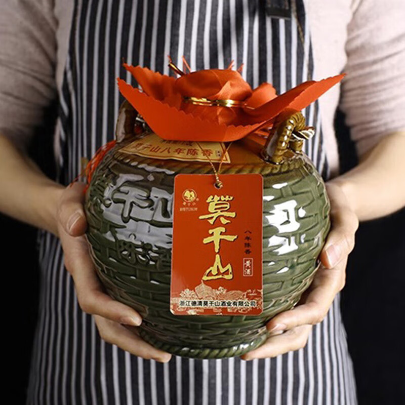 莫干山黄酒正宗花雕酒陈年老酒加饭酒米酒自饮去腥烧菜厨用浙江老字号