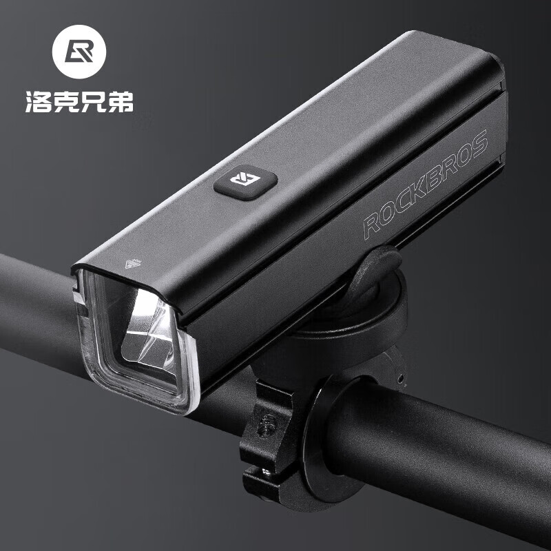 洛克兄弟自行车灯夜骑强光手电筒TYPE-C充电前灯防雨骑行装备 RHL1000 – 超值仅 134 元！