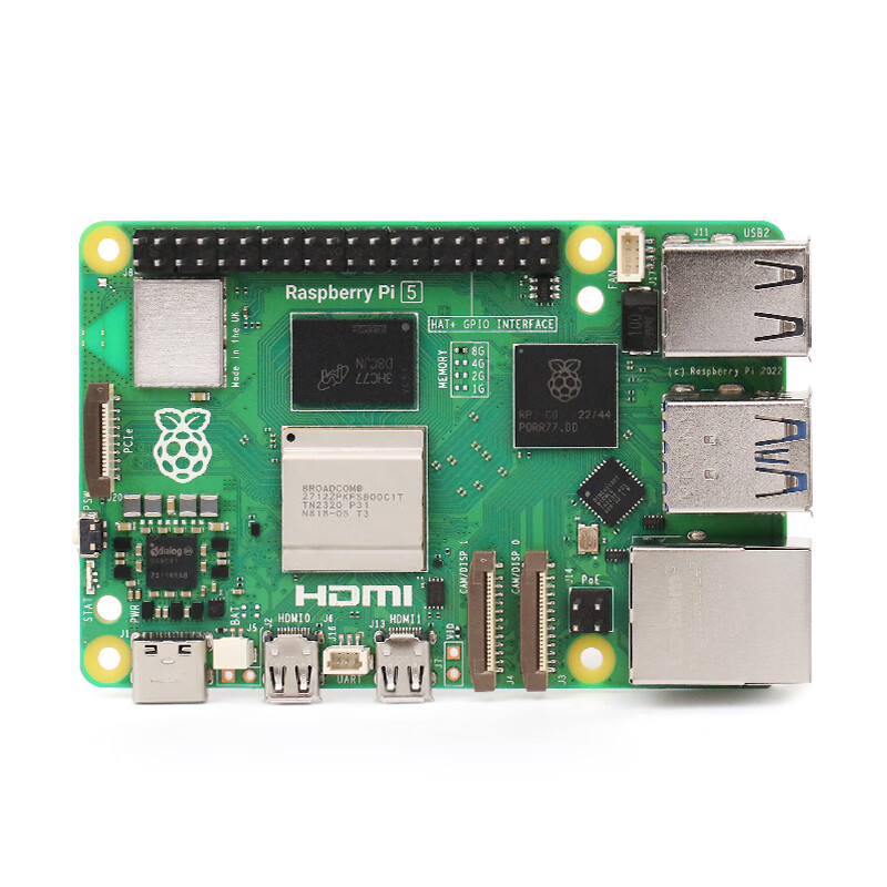 CreateBlock  树莓派5  5代 8g 4g  raspberry pi 5 智能机器人 5b debug probe调试套件(pi5 8G)