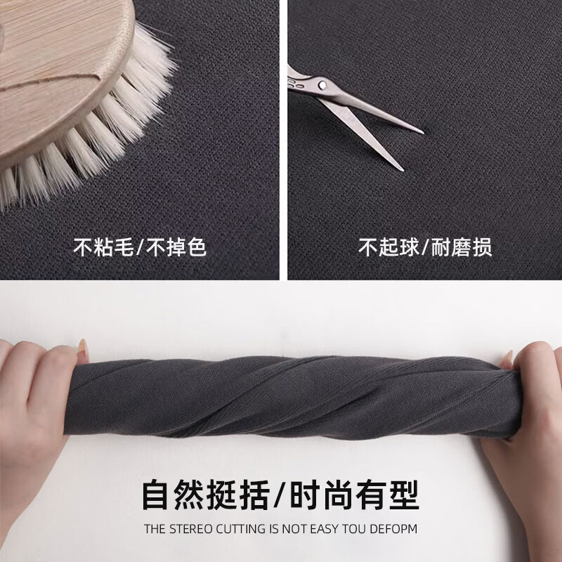 浪莎美式运动裤女春秋季高腰垂感休闲阔腿裤子女宽松百搭可两穿卫裤女 春秋常规款-黑色 L (适合111-125斤)