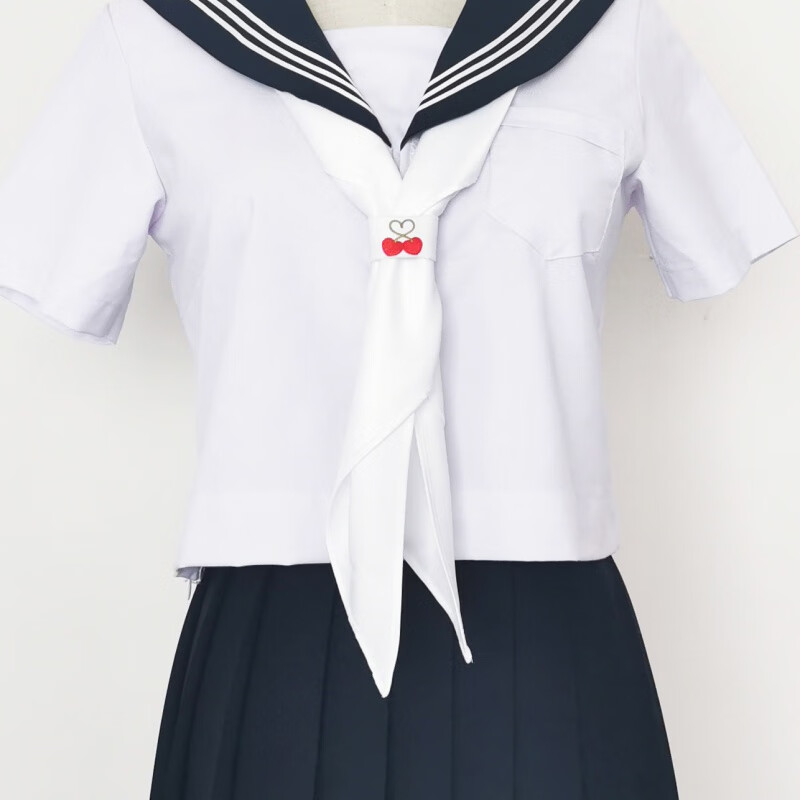 町苧批发纯色学院风日本水手服领巾jk制服超大哑光绸面三角巾领巾领结