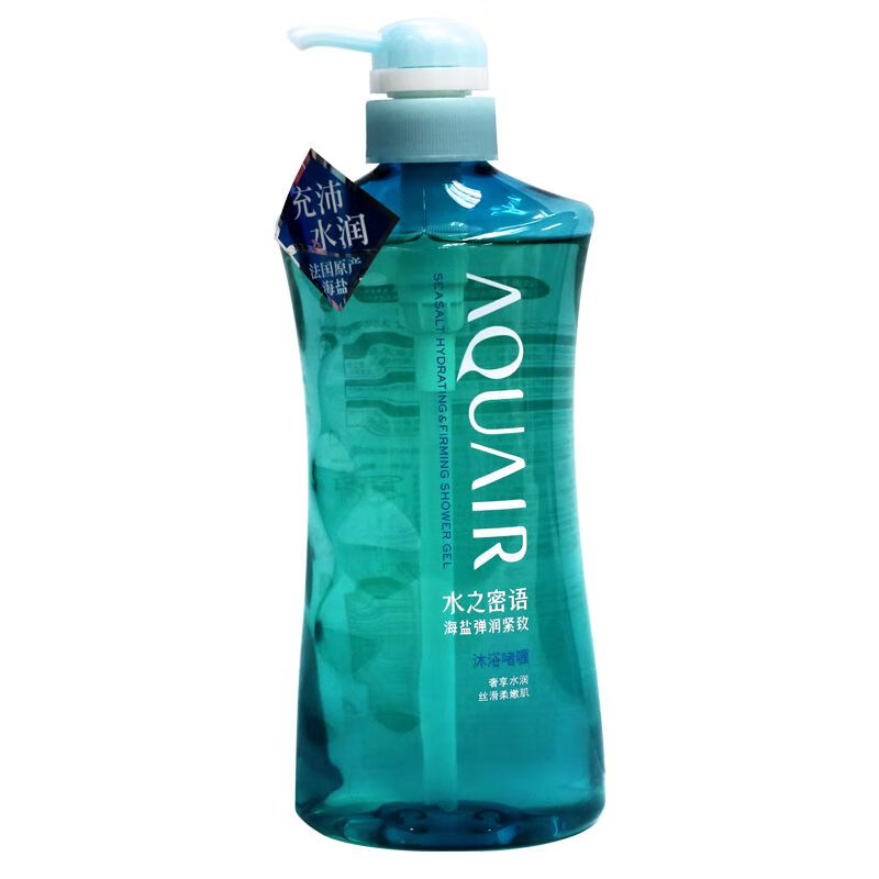 水之密语日本进口水之密语海盐弹润紧致沐浴啫喱保湿沐浴露胶原600ml