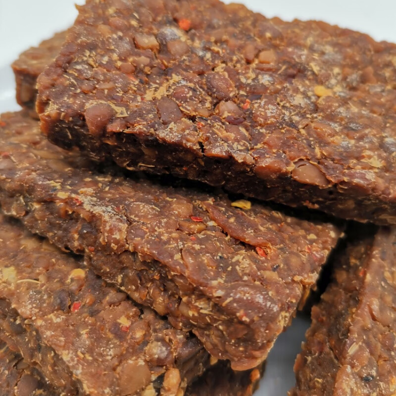 轻即云南德宏美食特产美食德宏傣族干豆豉饼豆豉干香臭味浓郁250克