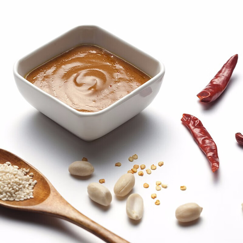 呷哺呷哺 火锅蘸料120g 麻酱调料拌面拌菜 原味120g*5袋