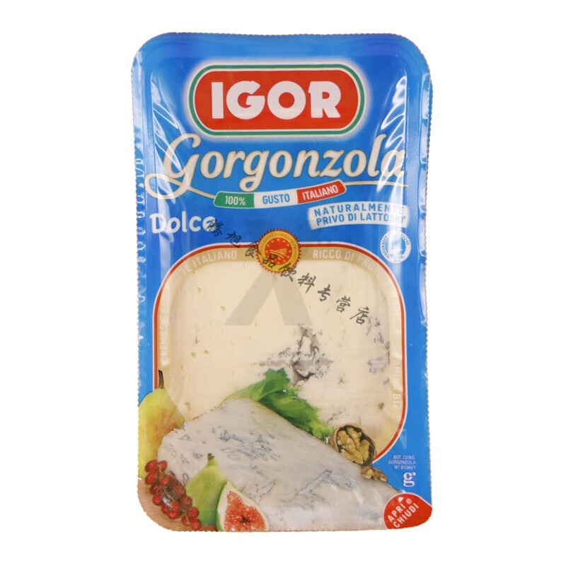 i意大利进口戈贡佐拉芝士200g蓝纹臭奶酪蓝波即食臭干酪gorgonzola n