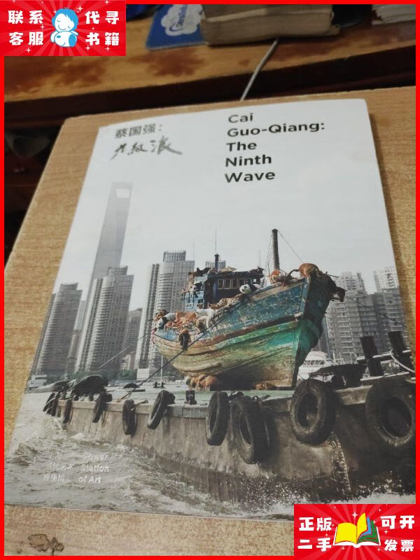 蔡国强 : 九级浪 广西师范大学出版社二手9成新