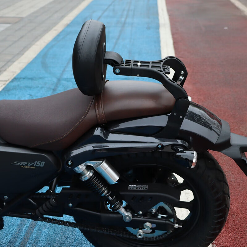 允和美工马23款qj150-2n闪150折叠伸缩靠背srv150边包侧挂包后靠背