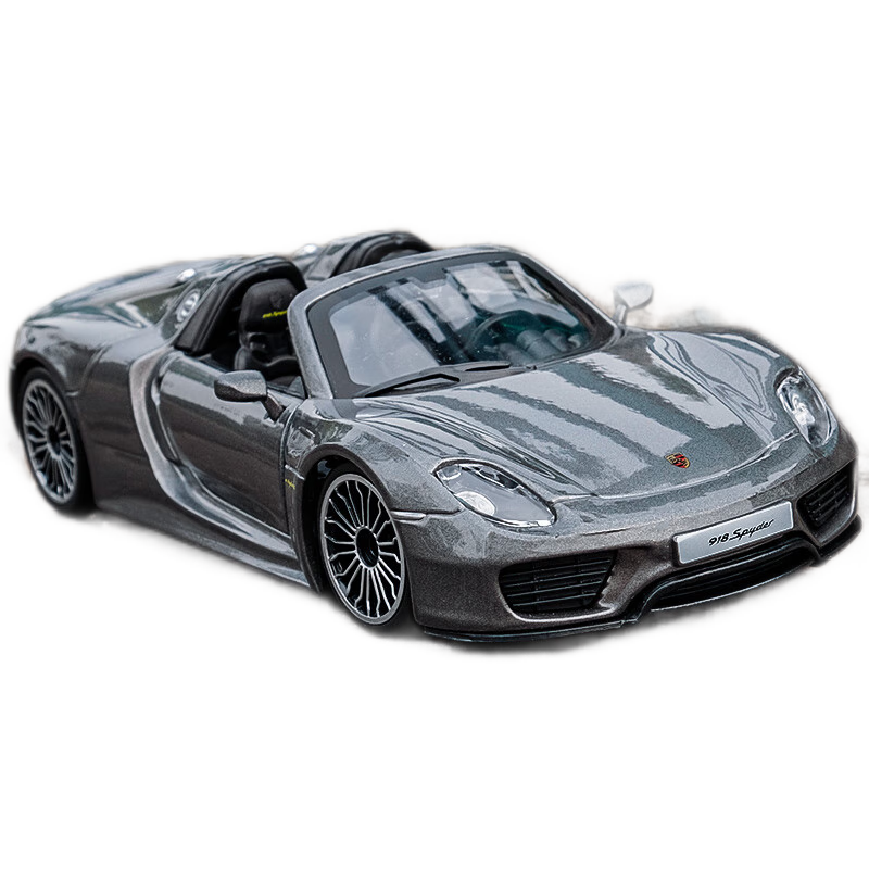 比美高（Burago） 1/24保時(shí)捷918敞篷跑車模型仿真合金車模汽車玩具男孩禮物