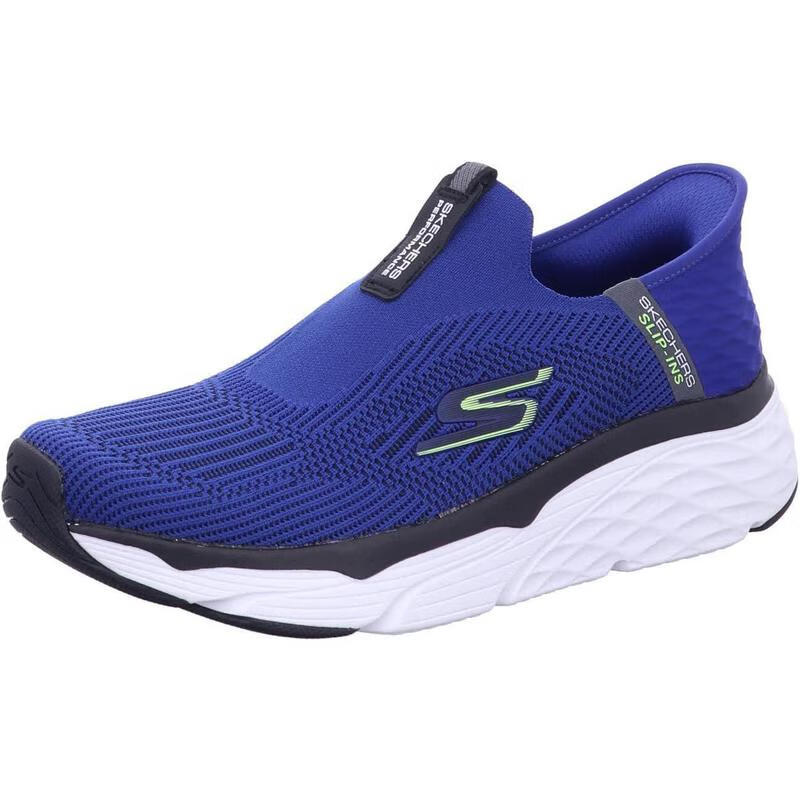 斯凱奇（Skechers）防滑運動(dòng)慢跑鞋代購跑步鞋男子專(zhuān)柜簡(jiǎn)約小白鞋 Blue 42