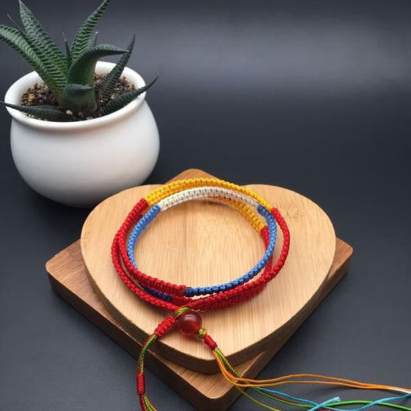 你的名字手绳手链  新海诚三叶泷 情侣手链 绳结手工编织 净手围15