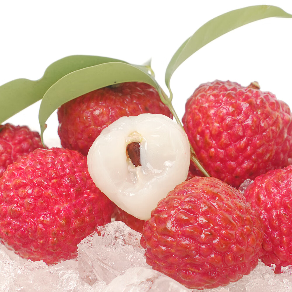 【杨晓洋推荐】广东冻眠鲜荔枝超低温冷冻锁鲜井岗红糯荔枝顺丰 400g