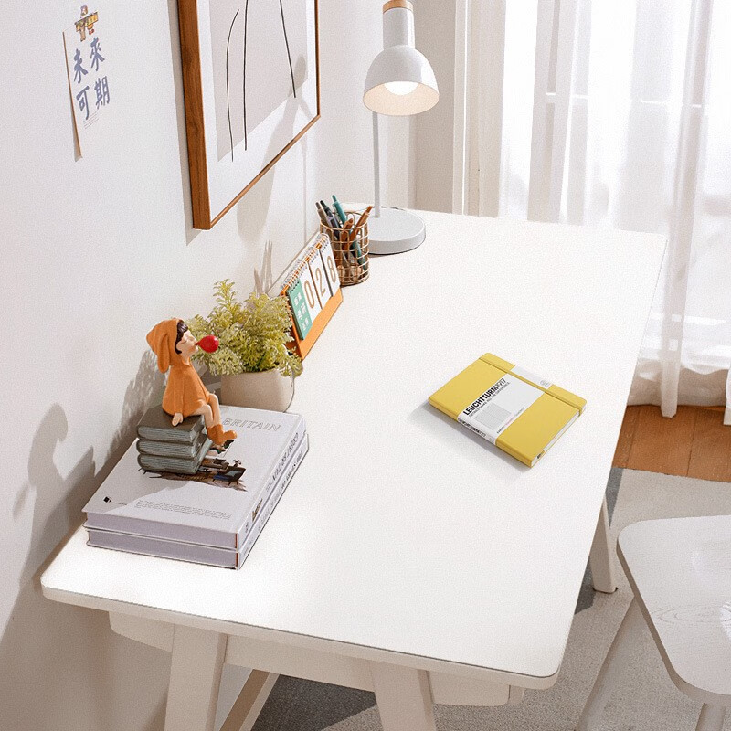 桌垫书桌垫学生学习书桌写字台保护电脑桌垫办公室桌面 napa-冰岛白