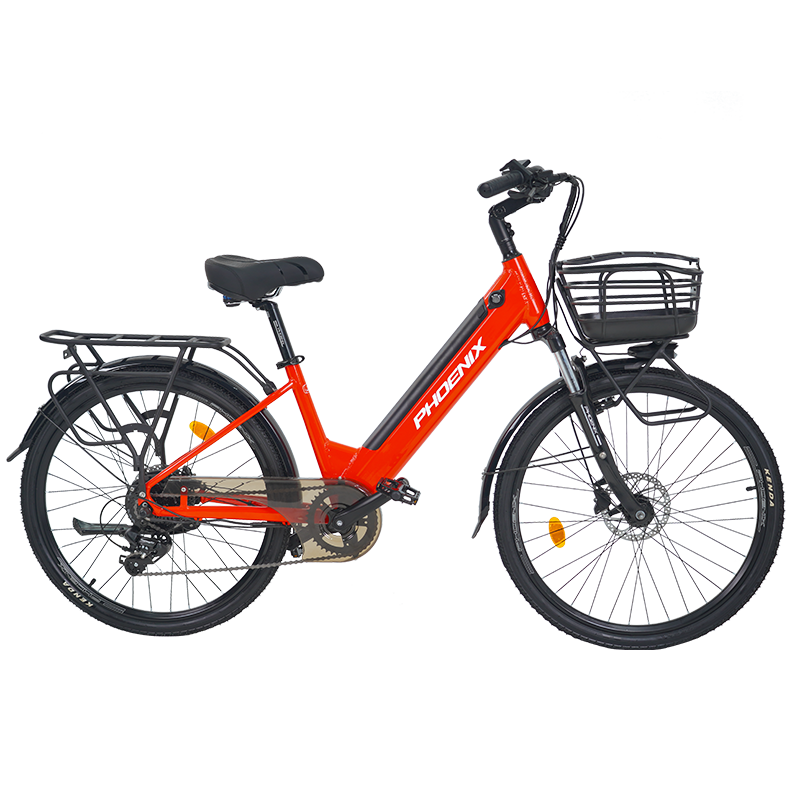 ��ˣ�Phoenix�����������г�����ʽ����﮵�ص綯��������Ͻ�ͨ�ڵ綯���г� 8��/�͵�/���ش���/700C/��ɫ ﮵�48V20AH