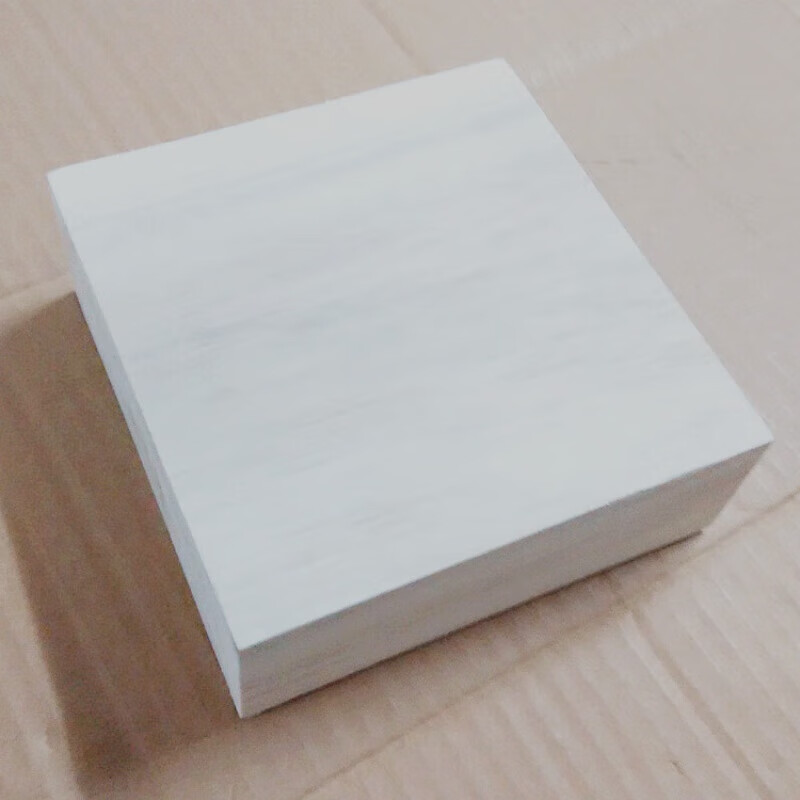 稞稊程粟扑哩扑剌灰白色桐木片正方形桐木块泡桐木板轻木块木片模型材料（ 3*3*1CM的18个